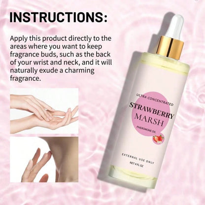 Strawberry Pheromone Perfume Oils - Nourishes Skin Moisture Long Lasting