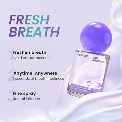 Oral Spray – Fresh Breath, Dual Cooling Experience & Convenient On-the-Go Design – Perfect for Freshening Breath Anywhere, Anytime (2 count)