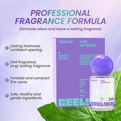 Oral Spray – Fresh Breath, Dual Cooling Experience & Convenient On-the-Go Design – Perfect for Freshening Breath Anywhere, Anytime (2 count)